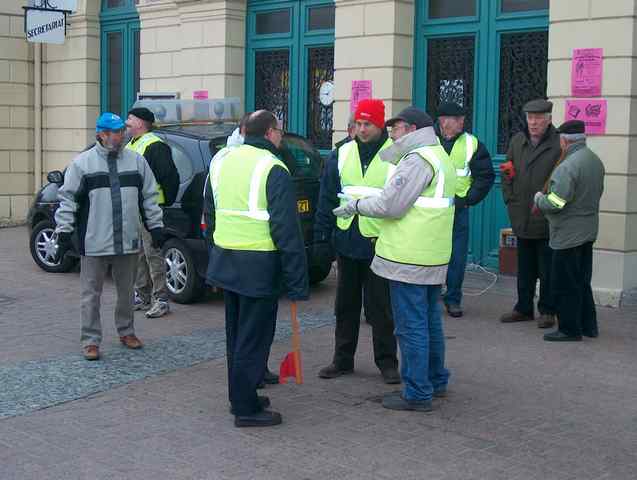 dernier briefing avant l'ouverture du circuit